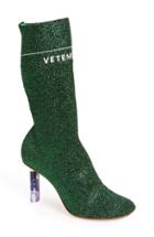 Women's Vetements Sock Boot Us / 36eu - Green