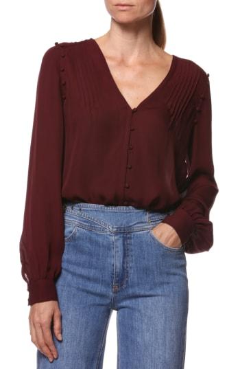 Women's Paige Aurinda Silk Top - Red