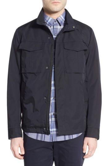 Men's Theory 'yost' Canvas Jacket, Size - Blue