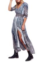 Women's Free People Mexicali Rose Maxi Dress - Blue