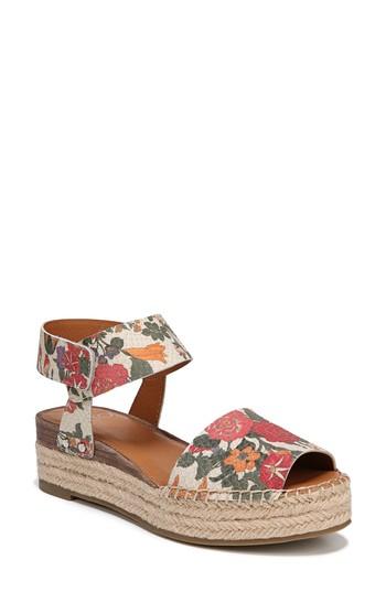 Women's Sarto By Franco Sarto Oak Platform Wedge Espadrille M - Pink