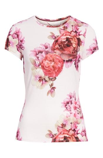 Women's Ted Baker London Gabreel Splendour Fitted Tee - Pink