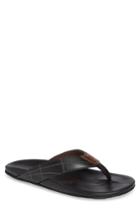 Men's Olukai Hokule A Kia Flip Flop M - Black