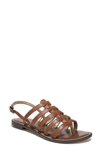 Women's Sam Edelman Garland Strappy Sandal M - Brown