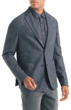 Men's Good Man Brand Slim Fit Soft Blazer, Size - Blue