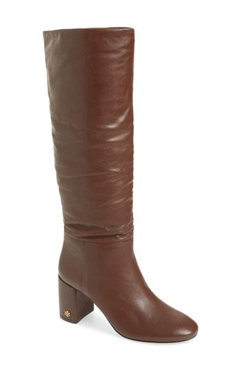 Women's Tory Burch Brooke Slouchy Boot M - Brown