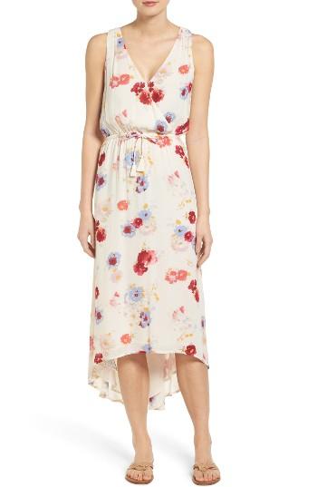 Women's Lucky Brand Painted Floral High/low Maxi Dress