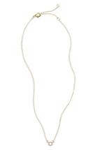 Women's Bp. Delicate Pave Circle Charm Necklace