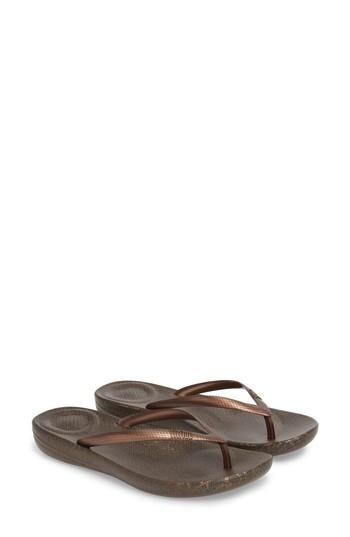 Women's Fitflop Iqushion(tm) Snakeprint Flip Flop