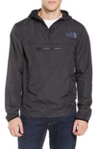 Men's The North Face Crew Run Regular Fit Wind Anorak - Black