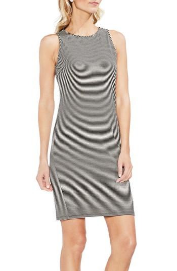 Women's Vince Camuto Chantelle Pinstripe Body-con Dress, Size - Black