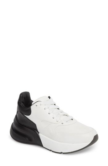 Women's Alexander Mcqueen Lace-up Sneaker Us / 34eu - White