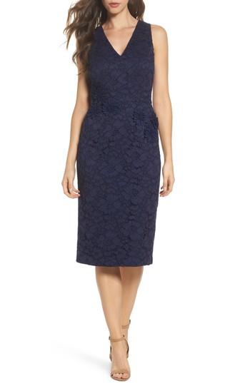 Women's Maggy London Floral Lace Midi Dress