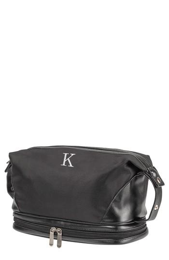 Cathy's Concepts Monogram Toiletry Bag, Size - Black K