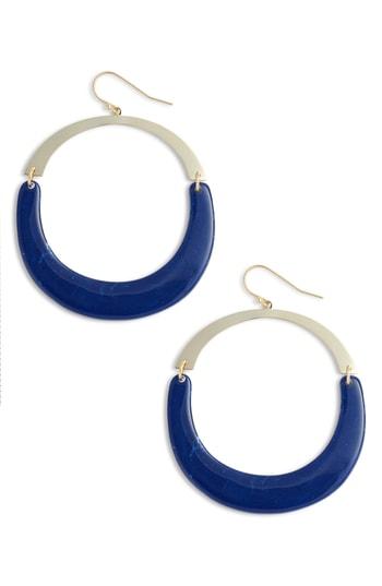 Women's Argento Vivo Large Open Drop Earrings