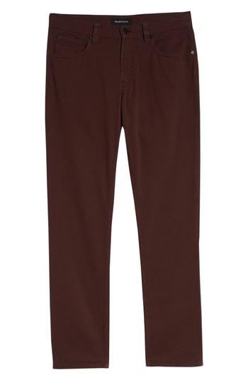 Men's Bugatchi Slim Fit Straight Leg Pants X 30 - Red