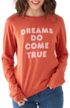 Women's Kendall + Kylie Chevron Double V-neck Sweatshirt