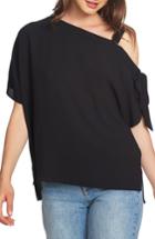 Women's 1.state One-shoulder Tie Sleeve Top - Purple
