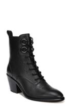 Women's Diane Von Furstenberg Dakota Lace-up Bootie .5 M - Black