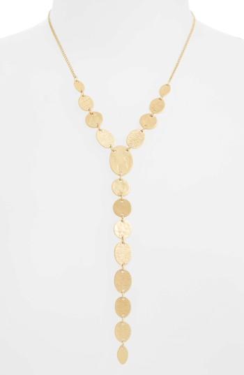 Women's Halogen Organic Textured Y-necklace
