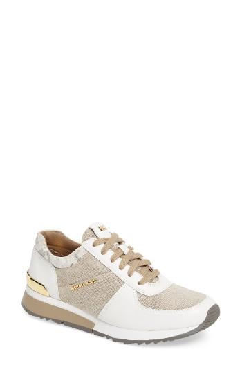 Women's Michael Michael Kors 'allie' Sneaker M - Beige