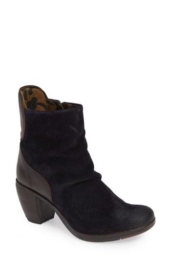 Women's Fly London Hota Slouch Bootie -8.5us / 39eu - Blue