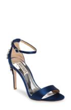 Women's Badgley Mischka Bartley Ankle Strap Sandal .5 M - Blue