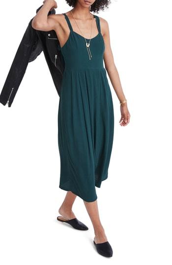 Women's Madewell Tie-strap Midi Dress