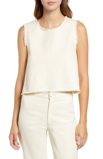 Women's Caralarga Santita Frayed Denim Tank