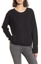 Women's Rails Wilson Studded Sweatshirt - Black