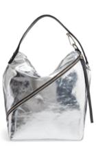 Proenza Schouler Medium Metallic Leather Hobo Bag -