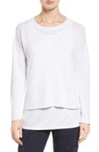 Women's Eileen Fisher Organic Linen Sweater, Size - White