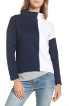 Women's Reebok Crop Colorblock Turtleneck - Blue