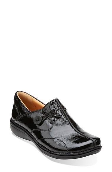 Women's Clarks Unstructured 'un. Loop' Slip-on .5 N - Black