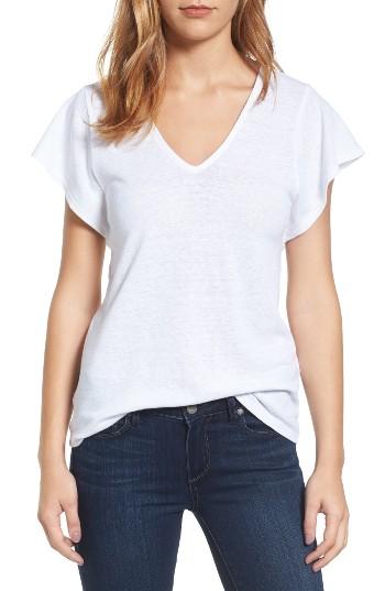 Women's Lucky Brand V-neck Tee - White