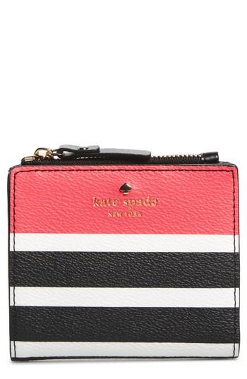Women's Kate Spade New York Hyde Lane - Stripe Adyln Wallet - Black