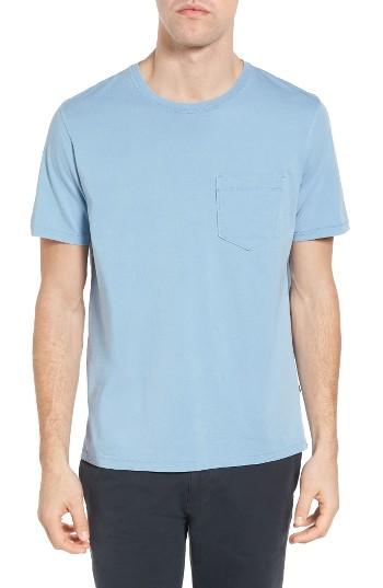 Men's Billy Reid Crewneck T-shirt, Size - Blue