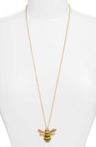 Women's Kate Spade Picnic Perfect Pave Bee Pendant Necklace