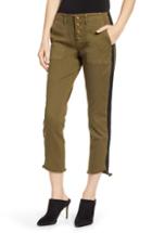 Women's Pam & Gela Side Stripe Step Hem Pants - Green