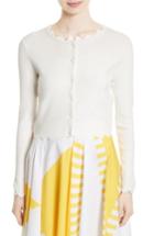 Women's Milly Crop Cardigan, Size - White