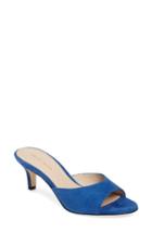 Women's Pelle Moda Bex Kitten Heel Slide .5 M - Blue