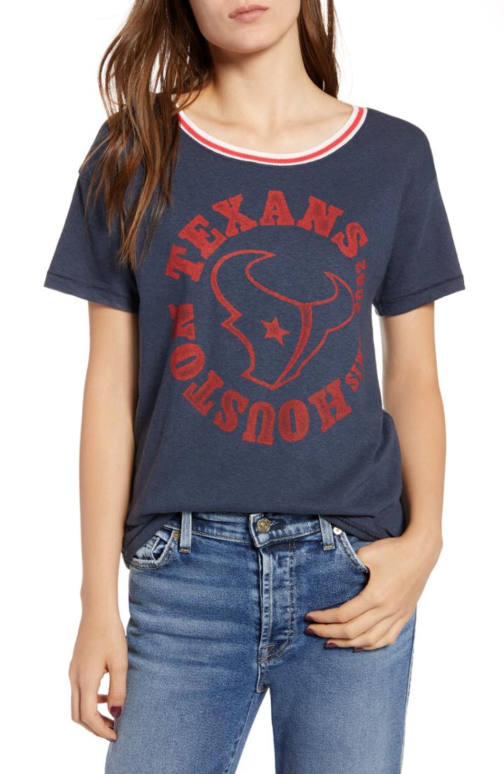 Women's Junk Food Nfl Texans Kickoff Tee