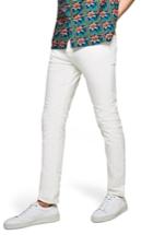 Men's Topman Stretch Slim Fit Jeans X 32 - White