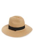 Women's Sole Society Panama Hat - Beige