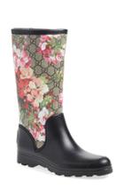 Women's Gucci 'prato - Gg Blooms' Rain Boot