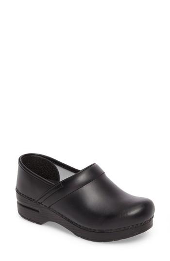 Women's Dansko Pro Clog .5-6us / 36eu M - Black