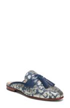 Women's Sam Edelman Paris Backless Tassel Loafer .5 M - Blue