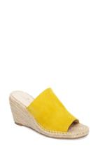Women's Caslon Sally Wedge Sandal .5 M - Yellow