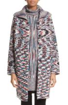 Women's Missoni Space Dye Cashmere Cardigan Us / 40 It - Black