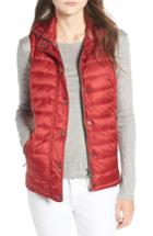 Women's Barbour Hunbleton Hooded Quilted Vest Us / 10 Uk - Red